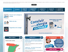 Tablet Screenshot of curatualergia.es
